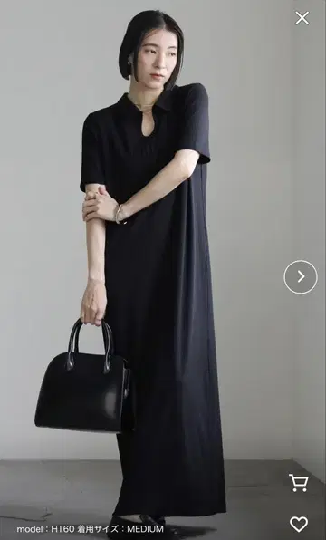 셀렉 모카 골지 롱 폴로 원피스 [ 미사용 새상품 ]