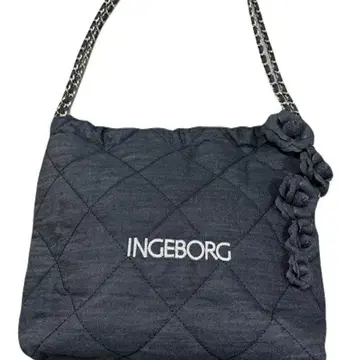 잉게보그 까멜리아 모티브 데님 백 미사용 새상품 최종 가격