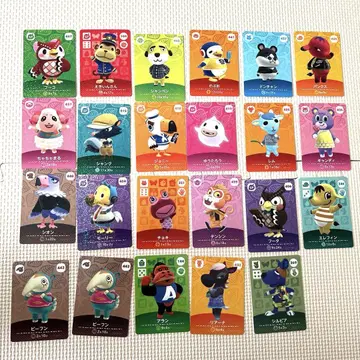 동물의 숲 챠챠마루 amiibo 카드 묶음 판매
