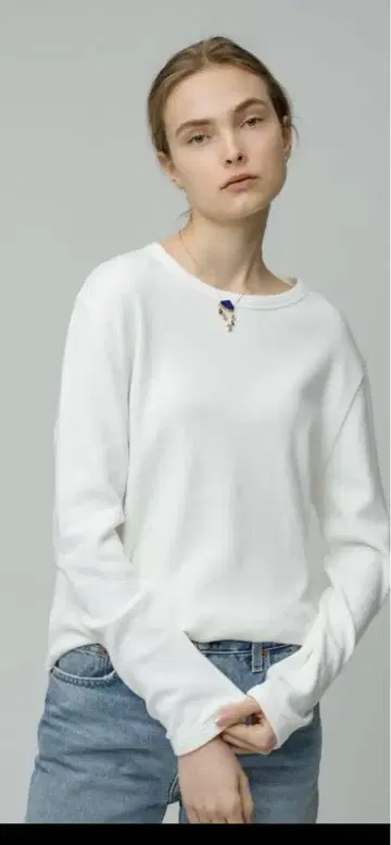 론 헤르만 긴팔 티셔츠 화이트