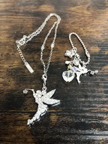 ANNA SUI 디즈니 팅커벨 목걸이 교환 탑 포함 안나수이