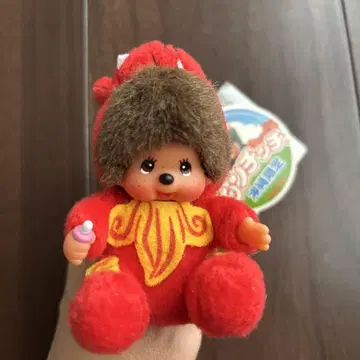 몽치치 오키나와 한정판 봉제 인형 키링 택 포함