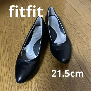 fitfit 새상품급 펌프스 블랙 21.5cm