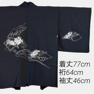 겉옷 블랙 그림 자수 빈티지 M2509044