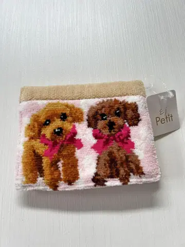미사용 새상품 안조 토이 푸들 티슈 파우치 수납 Petit