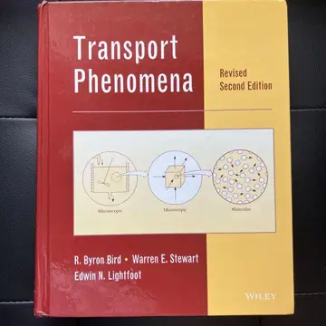 Transport Phenomena 개정판 R. Byron Bird 저