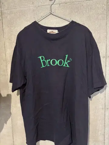 Brook 로고 T셔츠 XL 네이비