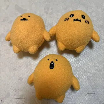 농담곰 나가노의 곰 두더지 고로케 봉제 인형 3개 세트