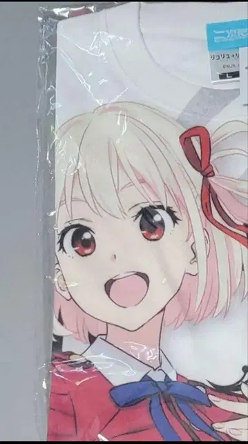 리코리스 리코일 그래픽T셔츠 L 니시키기 치사토