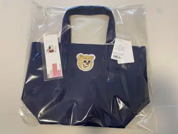 새상품 페이 올드 테디 와펜 토트백 네이비 소