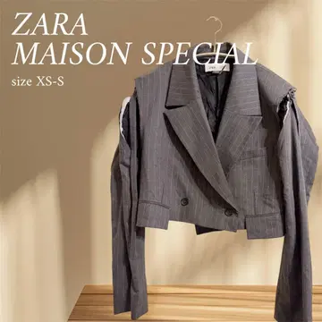 ZARA x MAISON SPECIAL 스트라이프 블레이저 여성용