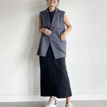 새상품 Demi-Luxe BEAMS 트윌 벨트 포함 베스트