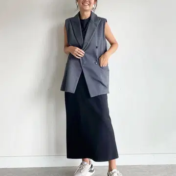 새상품 Demi-Luxe BEAMS 트윌 벨트 포함 베스트