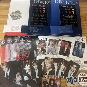 ENHYPEN DARK BLOOD 앨범 트레이딩 카드 혜택 묶음 판매