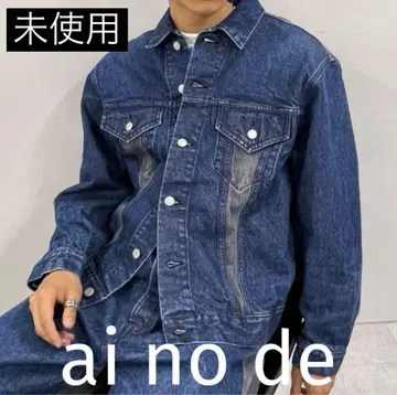 새상품 ai no de 아이노데 데님 자켓 블루 M
