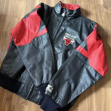 Starter 시카고 불스 가죽 자켓