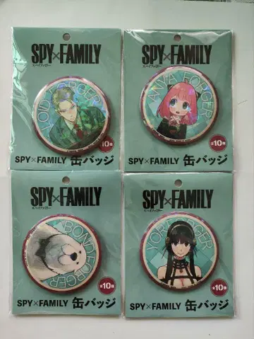 SPY x FAMILY 스파이 패밀리 세가 SEGA 한정판 캔뱃지