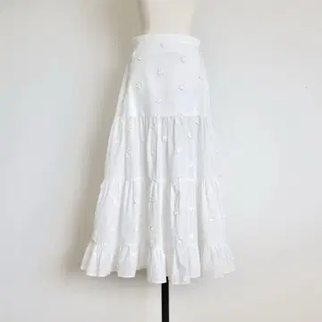 gypsohila Floret 스커트 White 스커트 지프소피아