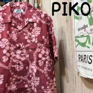 PIKO 피코 하와이안 셔츠 M 구제 의류 (1811)