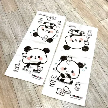 모찌모찌 판다 페이스 타월 2개 세트