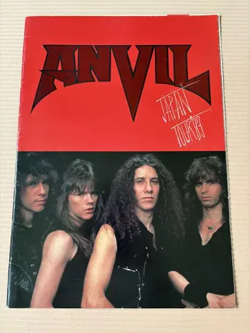 1983년 첫 일본 방문 ANVIL 앤빌 팜플렛 귀중