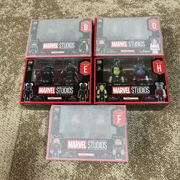 MARVEL STUDIOS BE@RBRICK 피규어 세트