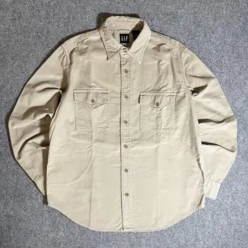 90s GAP 올드 갭 코튼 셔츠 긴팔 양쪽 포켓 포함 M 사이즈