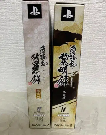 PS2 오토메이트 소녀 게임 박앵귀 한정판 세트 판매 여명록 수유록