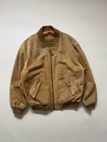 90s 스웨이드 봄버 재킷