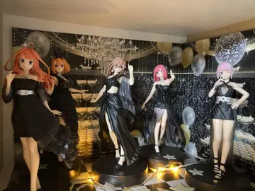 5등분의 신부 Kyunties 블랙 드레스 5체 세트