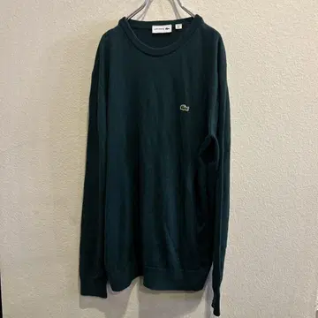 LACOSTE 라코스테 다크 그린 그린 니트 스웨터