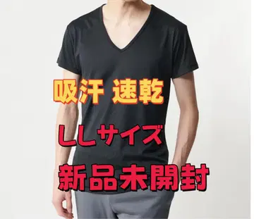 새상품 남성용 리라이브 셔츠 이너 반팔 쿨 속건 LL 사이즈