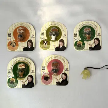 GEORGIA THE DOG 키링 5종 6개 세트