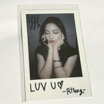 ITZY 폴라로이드풍 트레이딩 카드 류진