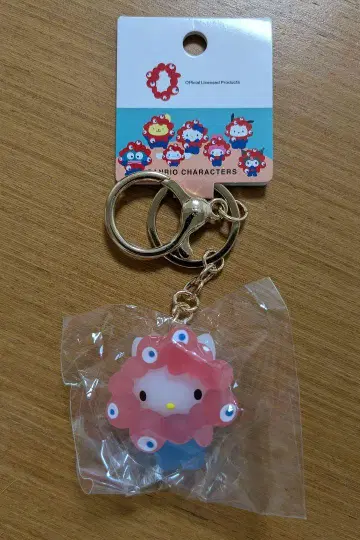 오사카 간사이 만박 산리오 미야쿠미야쿠 헬로키티 클리어 키링