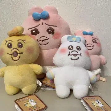 응포참 키미마로 마슈못치 봉제 인형 빤쮸토끼 대소 2체