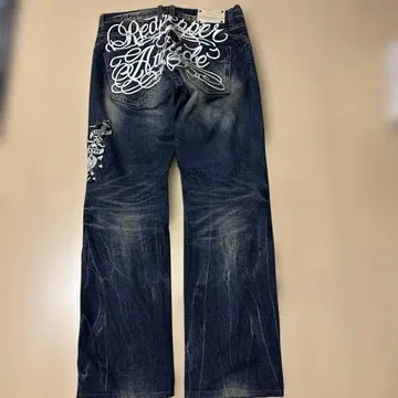 used 레드페퍼 x 에드하디 used 가공 데님 팬츠 32