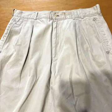 파파스 베이지 투 턱 치노 팬츠 L 넉넉하게