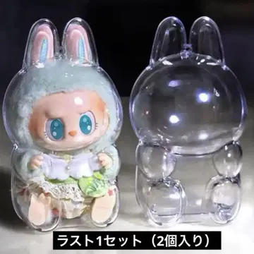 새상품 라부부 투명 케이스 labubu zimomo 키링