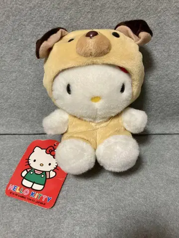 헬로키티 변신 봉제 인형 강아지 S 사이즈 인형옷 강아지