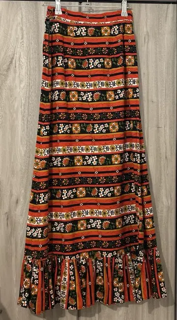vintage 롱 스커트