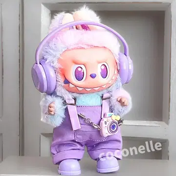 LABUBU 라브브 4종 세트 핑크 옷 인형옷 옷 갈아입기 의류 17cm