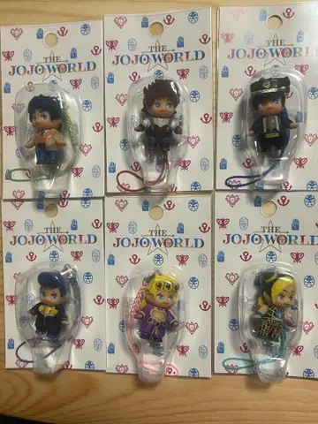 THE JOJO WORLD 큐피 스트랩 6종 컴플리트 세트