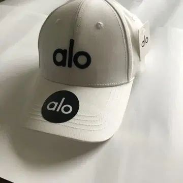 Alo 야구 모자 화이트 미사용
