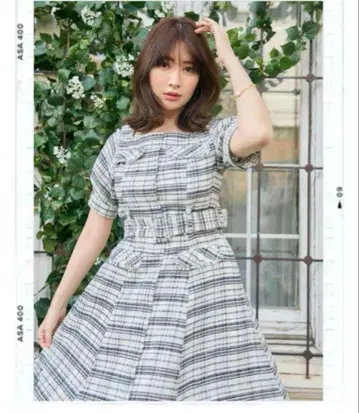 herlipto Classic Tweed Belted Dress
