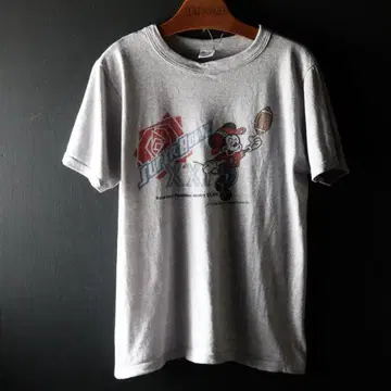 Champion Disney 미키 빈티지 티셔츠 그레이 L