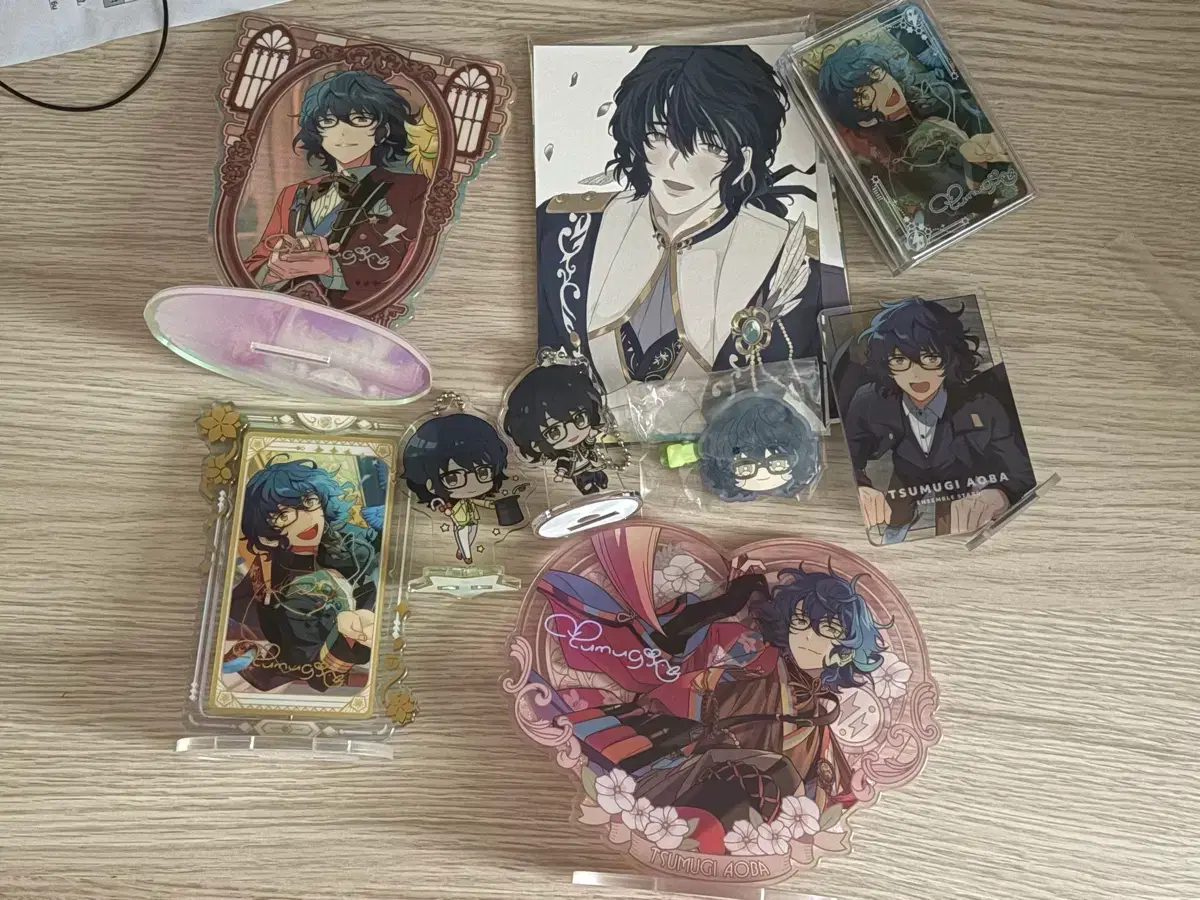 Ensemble Stars Aoba Tsumugi Switch Guppine Naname acrylic photo frame