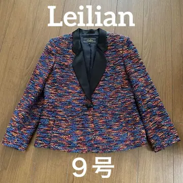 레리안 울 혼방 트위드 자켓 일본제 새상품급 9호