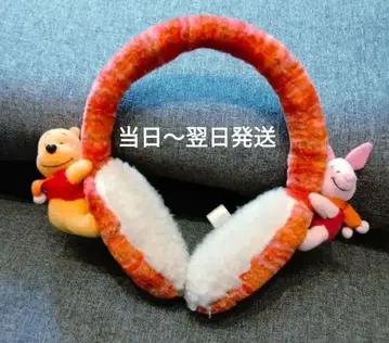 [ 레어 ] 디즈니랜드 푸우 피글렛 귀도리 인형 머리띠