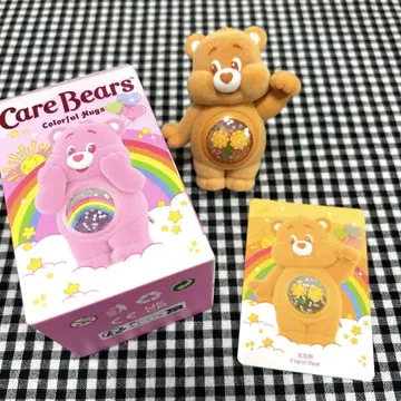 케어베어 POPMART 오렌지 컬러 Friend Bear